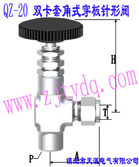 QZ-20 �p����-��(n��i)�ݼy��ʽ��������yQZ-20 Double-collet and Femals Screw Angle Pattern Wall-separting Needle Valve