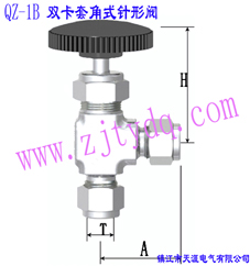 QZ-1B �p���׽�ʽ����yQZ-1B Double-collet Needle Valve